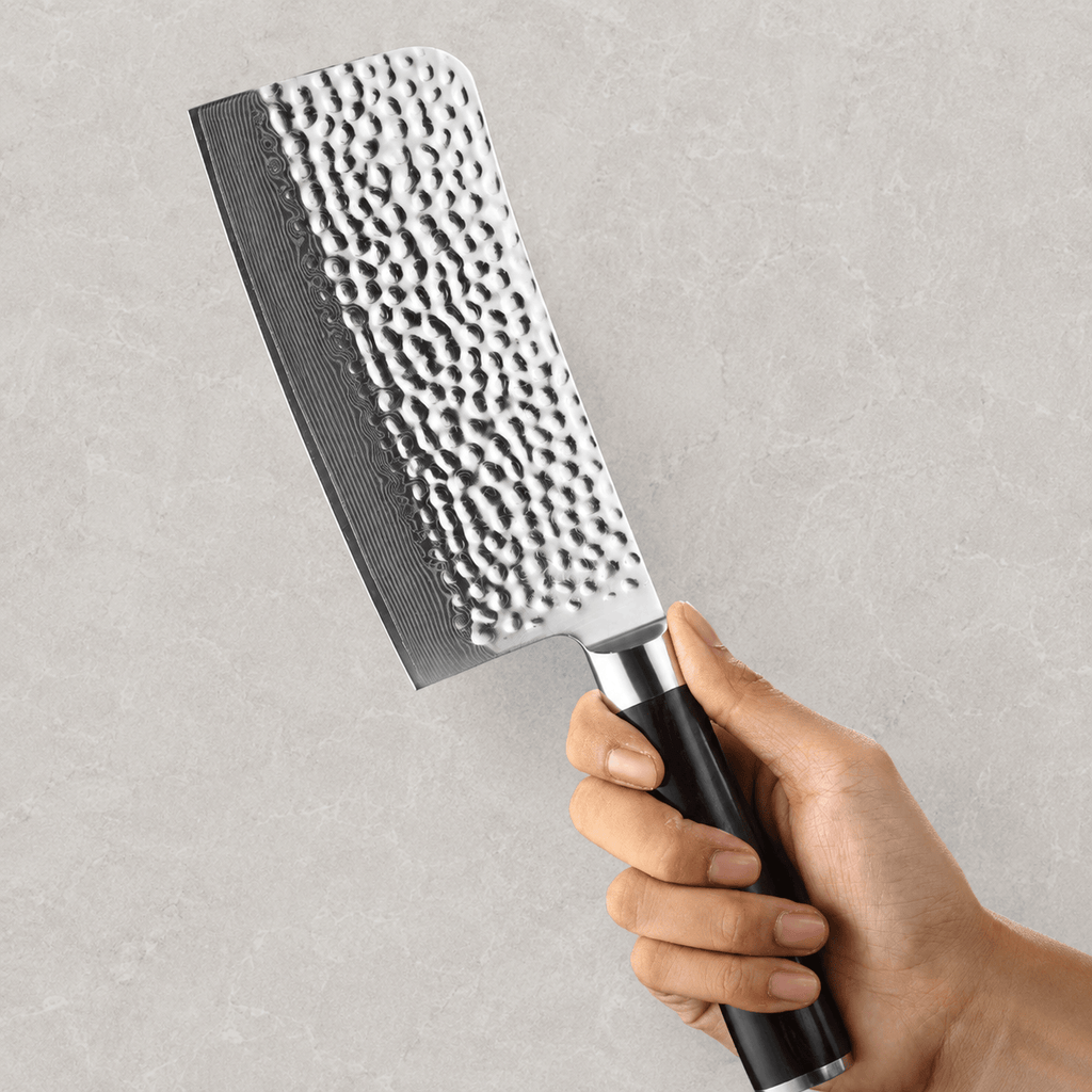 Meito Knives Tsukikage - Bone Chopper Knife Damascus 6.5"