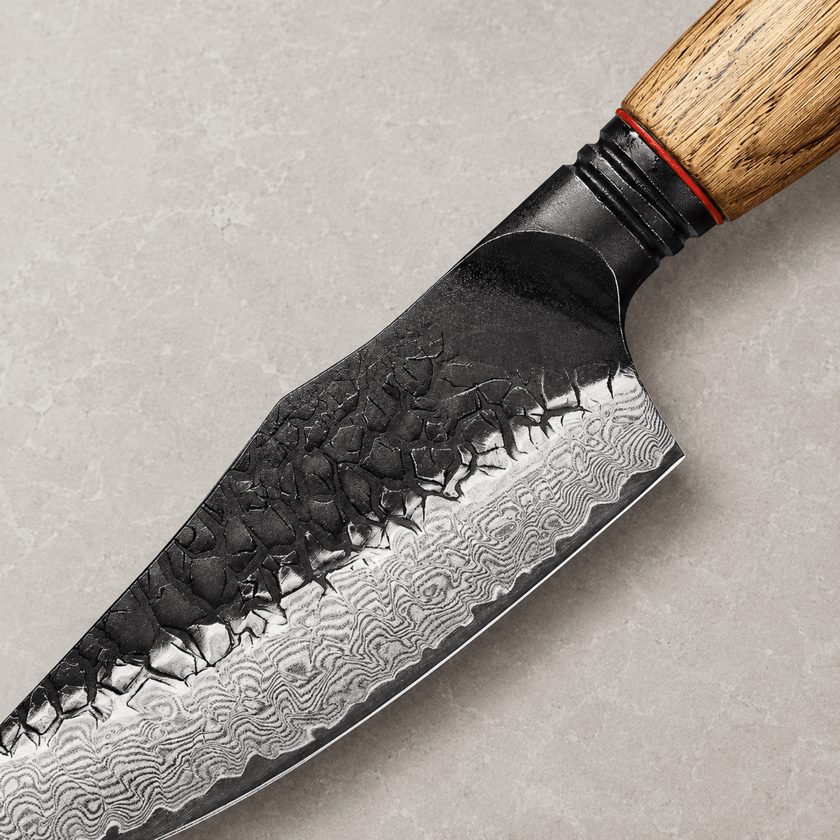 Meito Knives Kogarashi - Chef Knife Damascus 5.8"