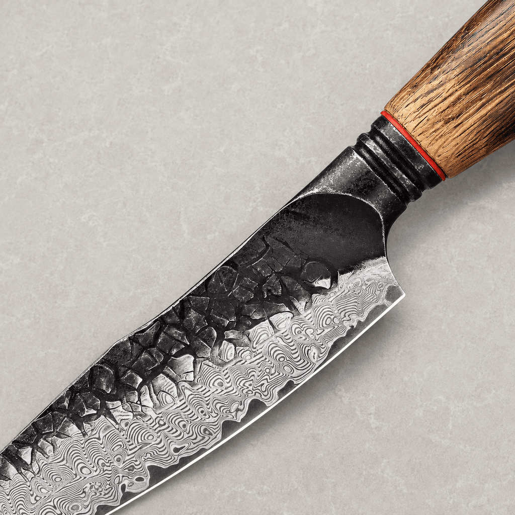 Meito Knives Kogarashi - Utility Knife Damascus 5.5"