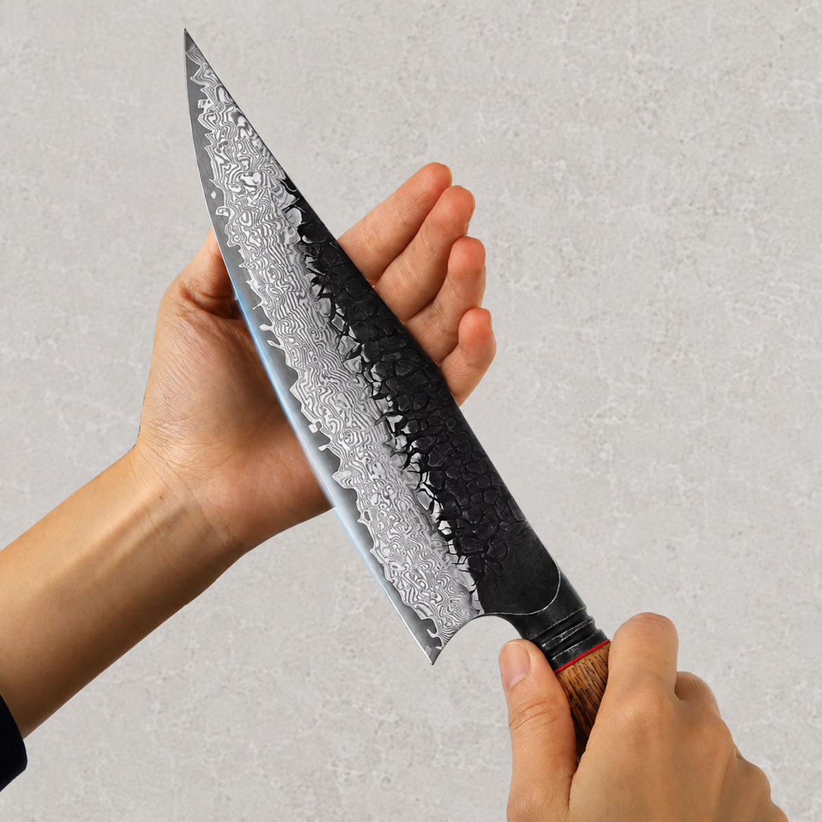 Kogarashi - 8-Piece Knife Block Set 67-Layer Damascus