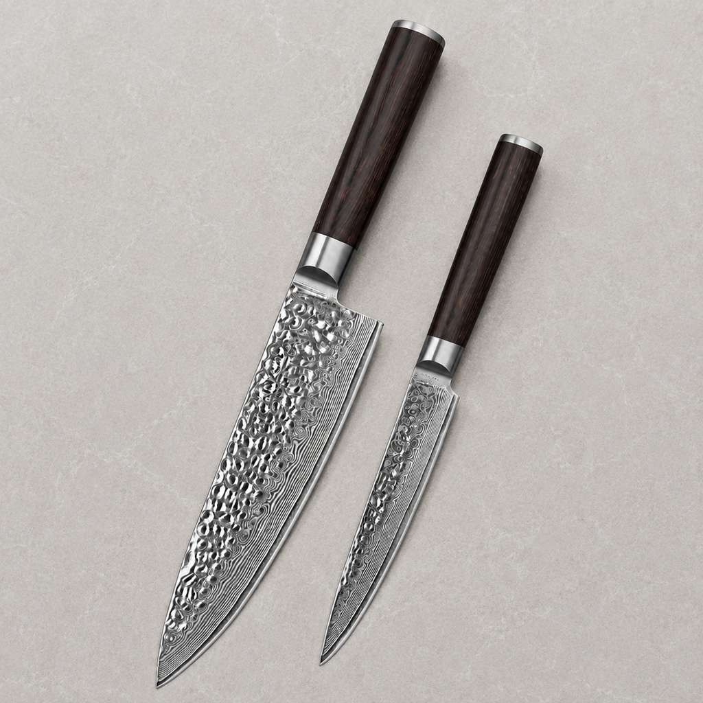 Tsukikage - 2-Piece Knife Set 67-Layer Damascus