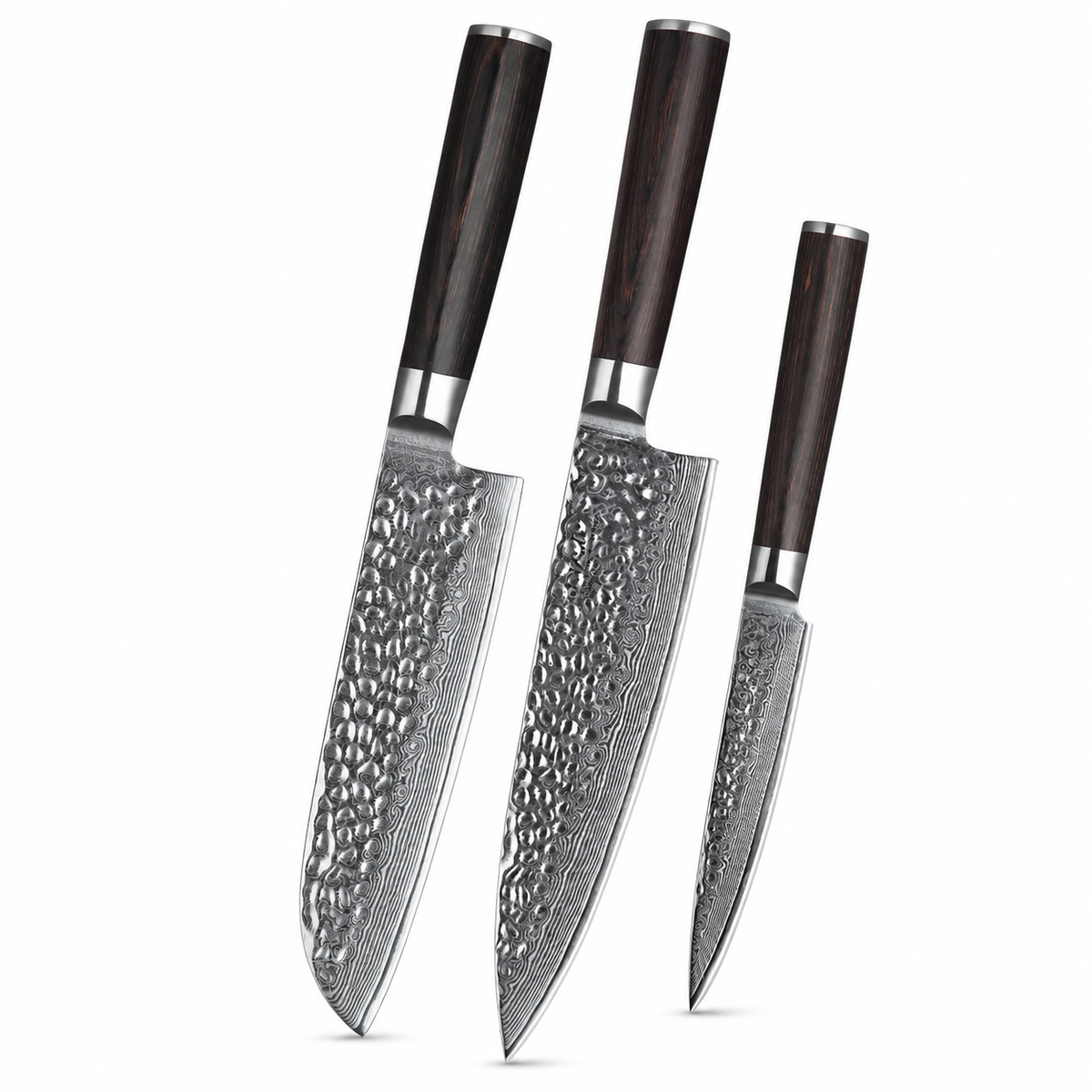 Tsukikage - 3-Piece Knife Set 67-Layer Damascus