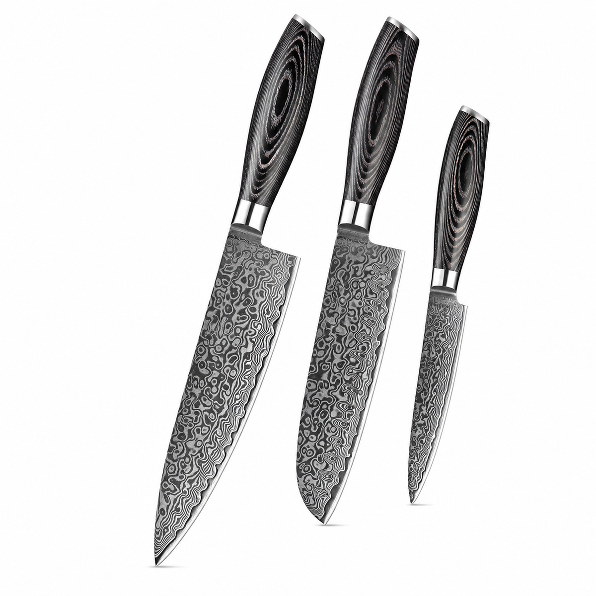 Nenrin - 3-Piece Knife Set 67-Layer Damascus