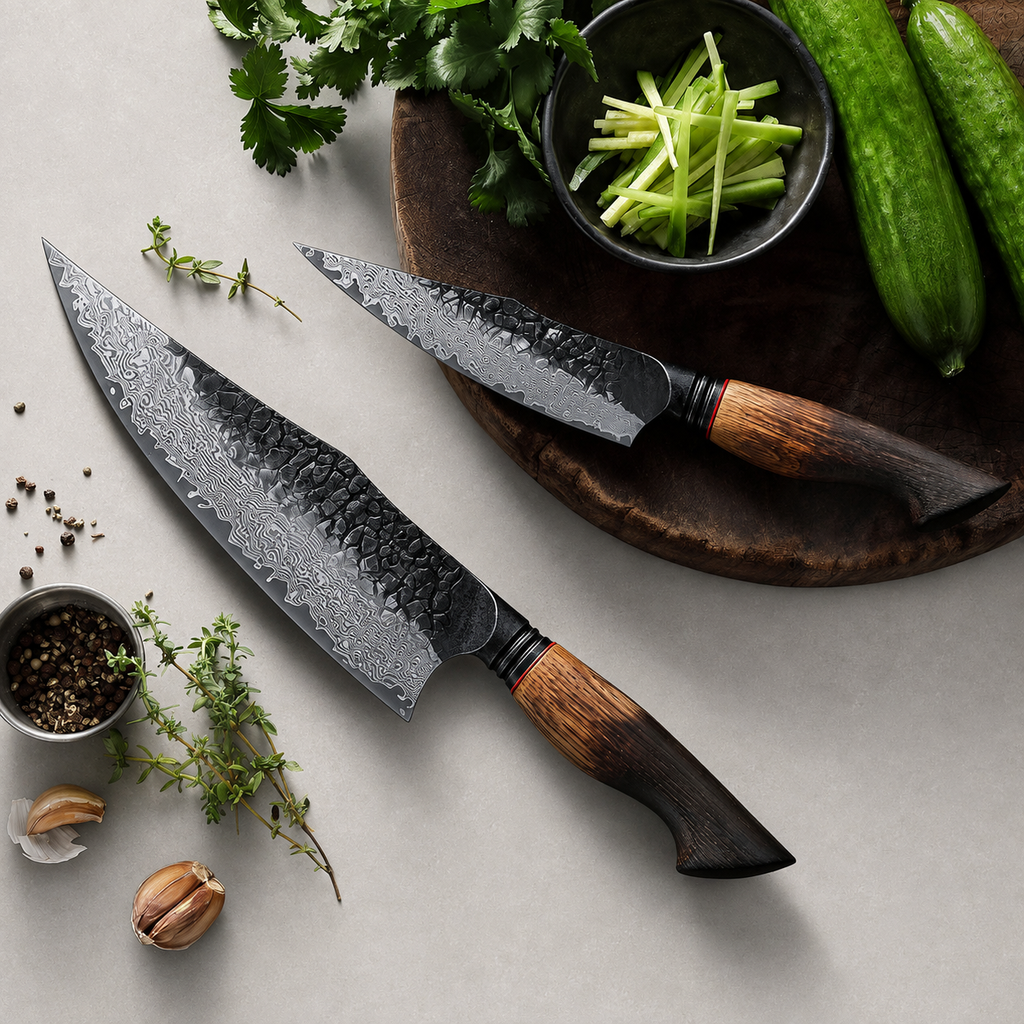 Kogarashi - 2-Piece Knife Set 67-Layer Damascus