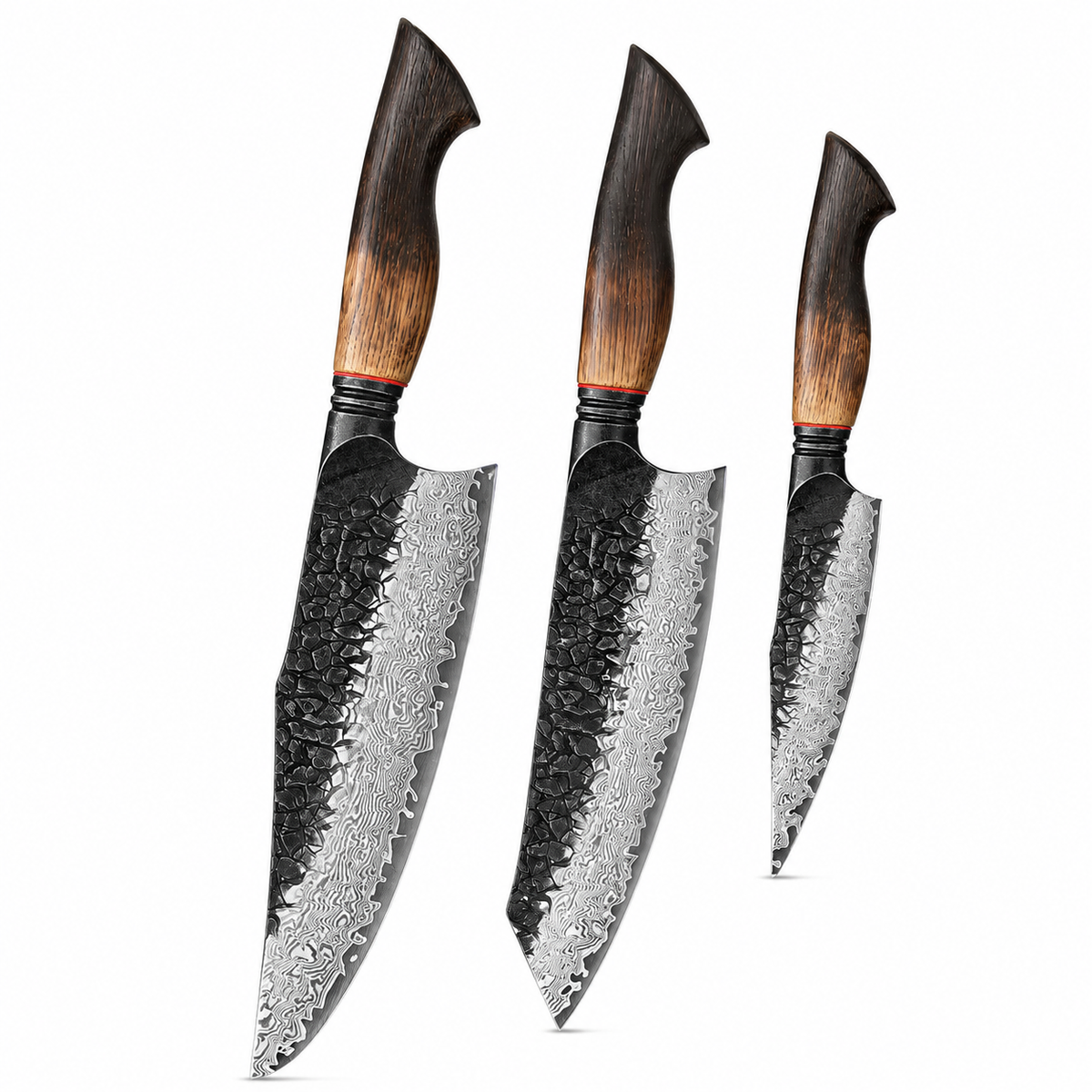 Kogarashi - 3-Piece Knife Set 67-Layer Damascus