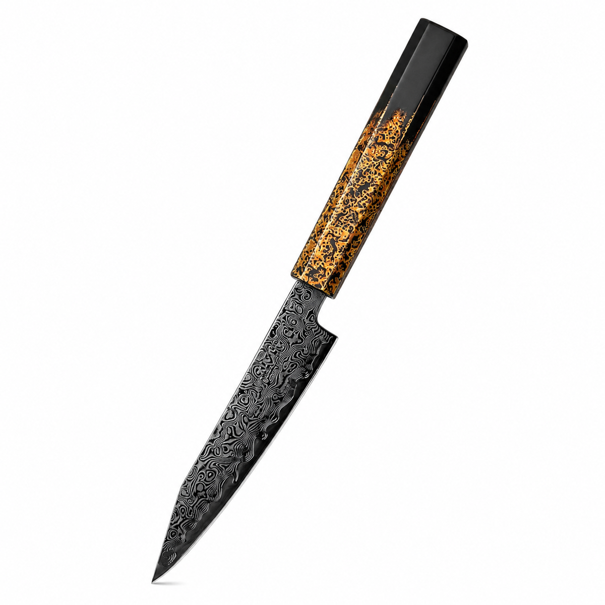 Kurogane - Utility Knife Damascus 5.3