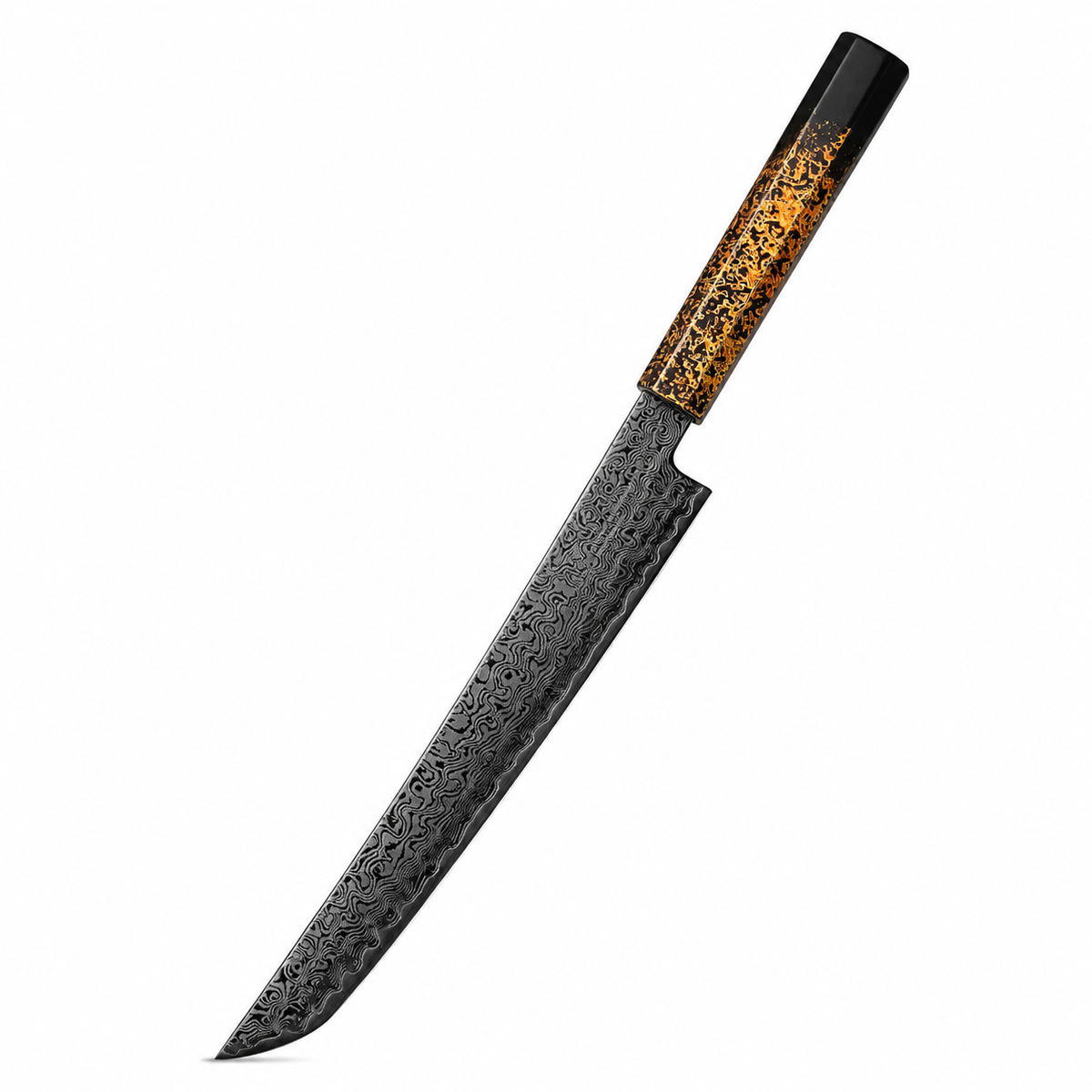 Kurogane - Sakimaru Knife Damascus 10"