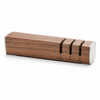3-in-1 Knife Sharpener Walnut Wood
