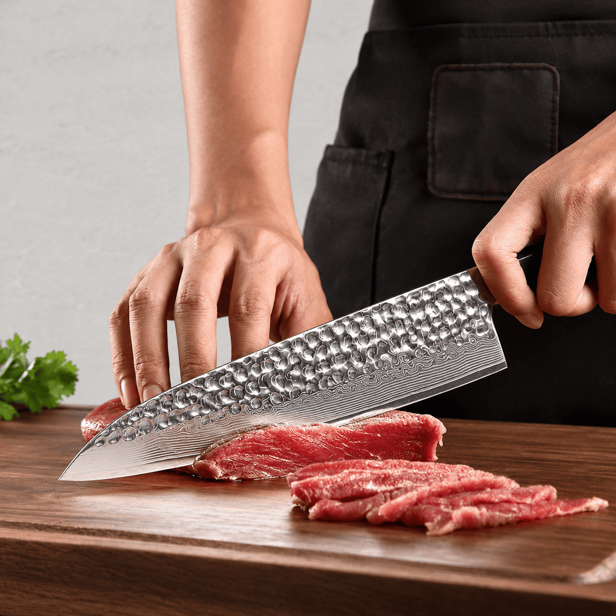 Meito Knives Arashi - Chef Knife 67-Layer Damascus 8.3"