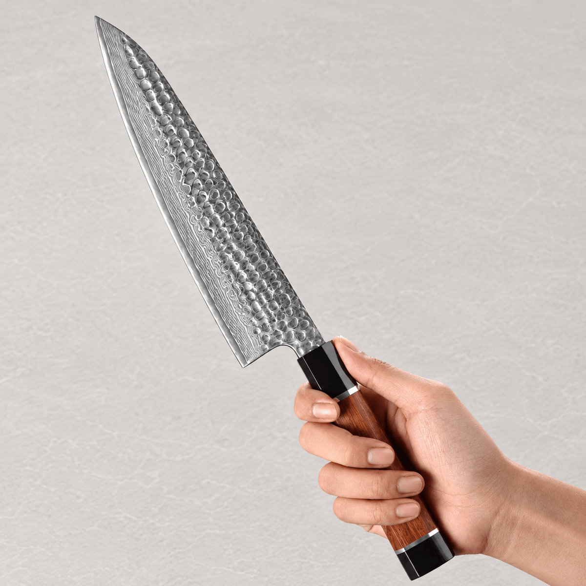 Meito Knives Arashi - Chef Knife 67-Layer Damascus 8.3"