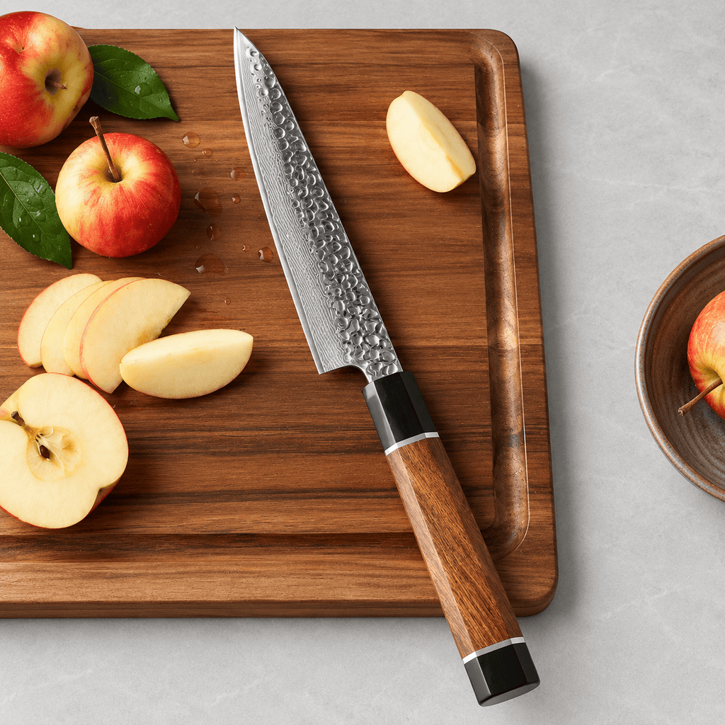 Meito Knives Arashi - Utility Knife 67-Layer Damascus 5.9"