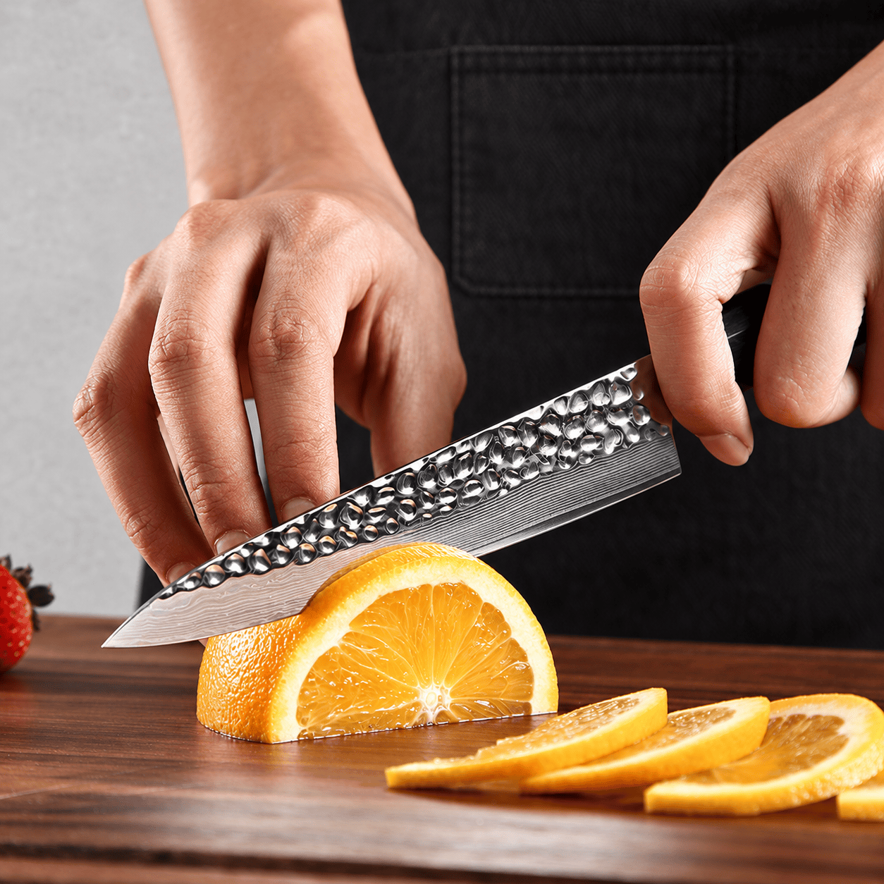 Meito Knives Arashi - Utility Knife 67-Layer Damascus 5.9" Image