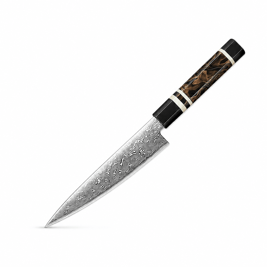 Meito Knives Enjin - Utility Knife Damascus 5.55"