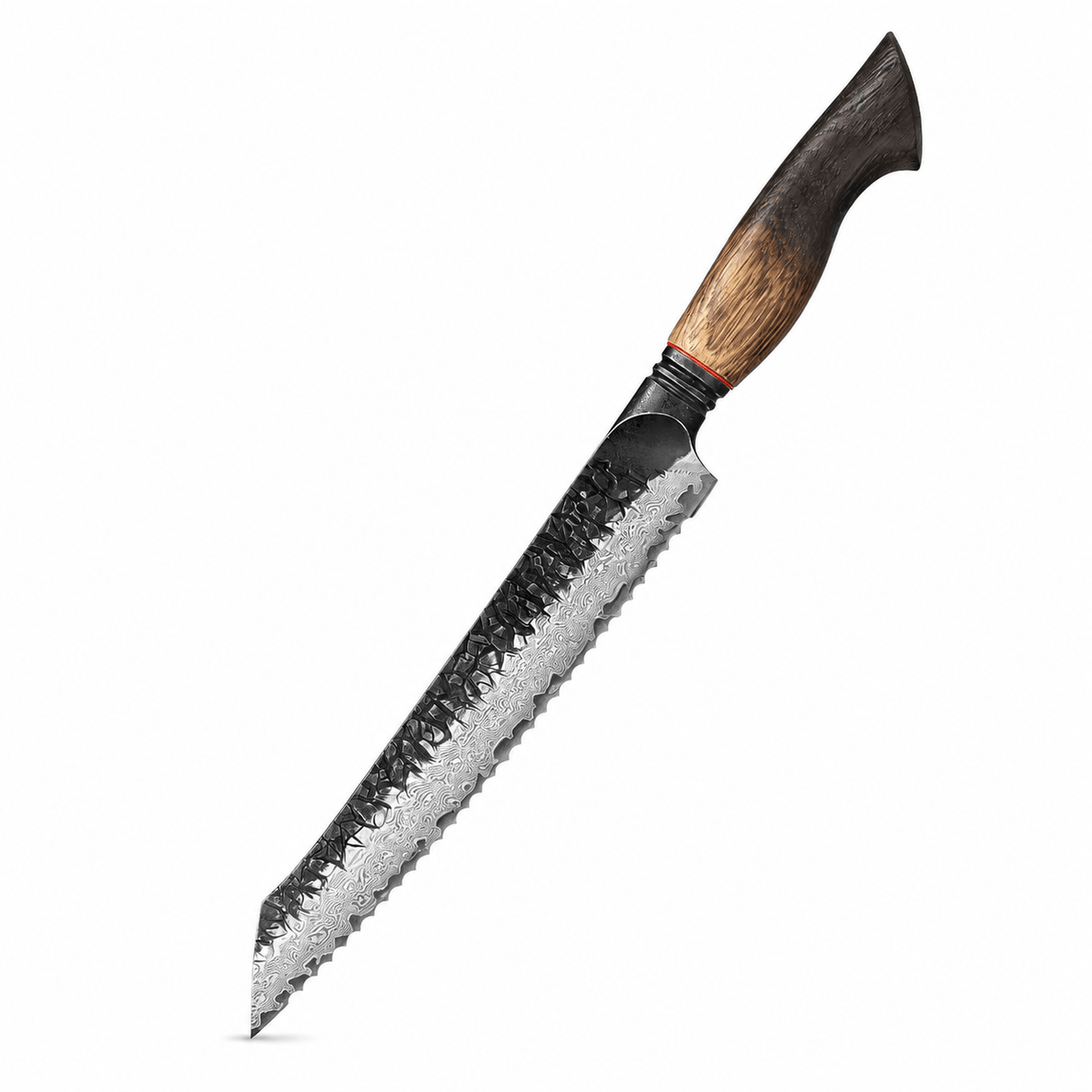 Meito Knives Kogarashi - Bread Knife Damascus 8"