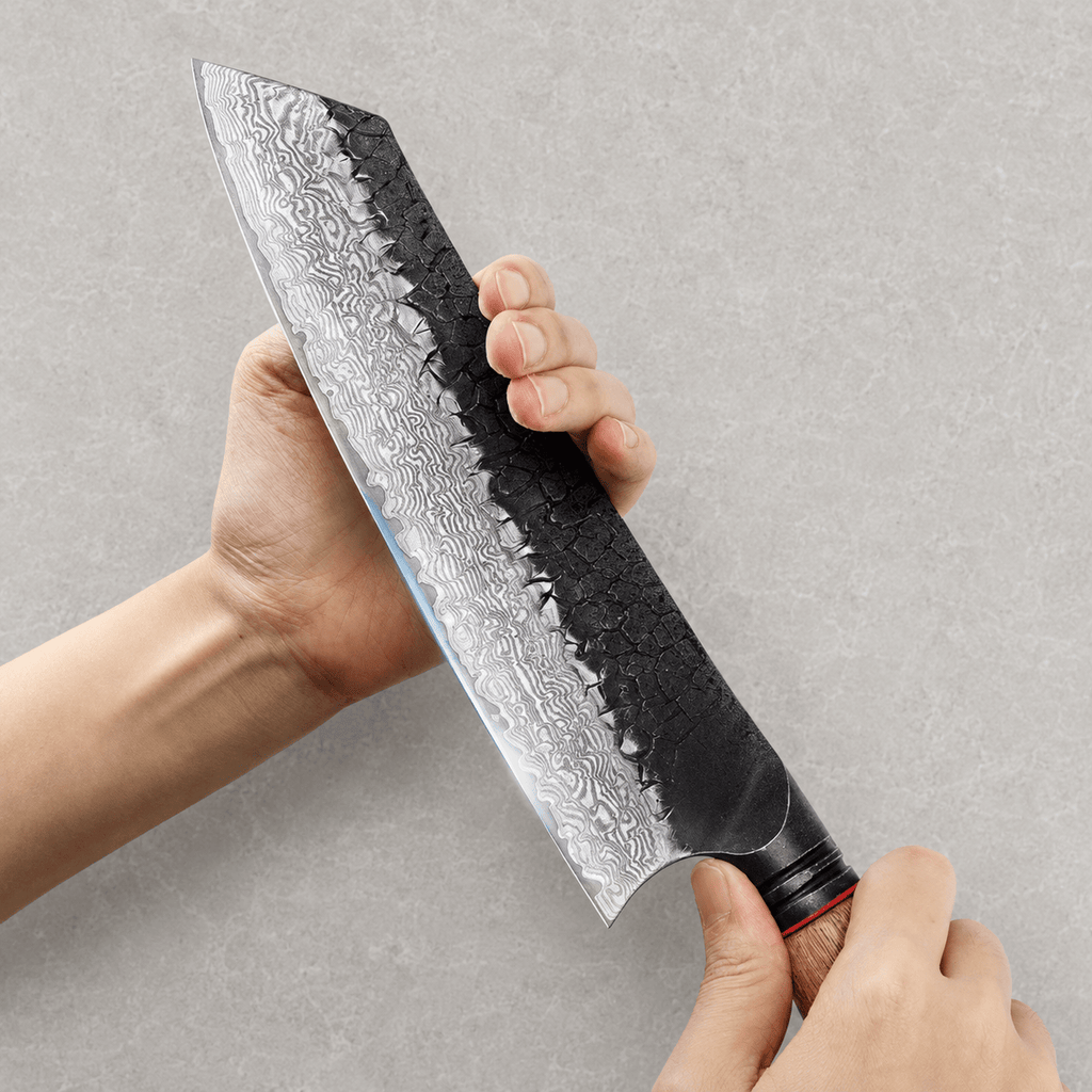 Meito Knives Kogarashi - Bunka Knife Damascus 8.5"