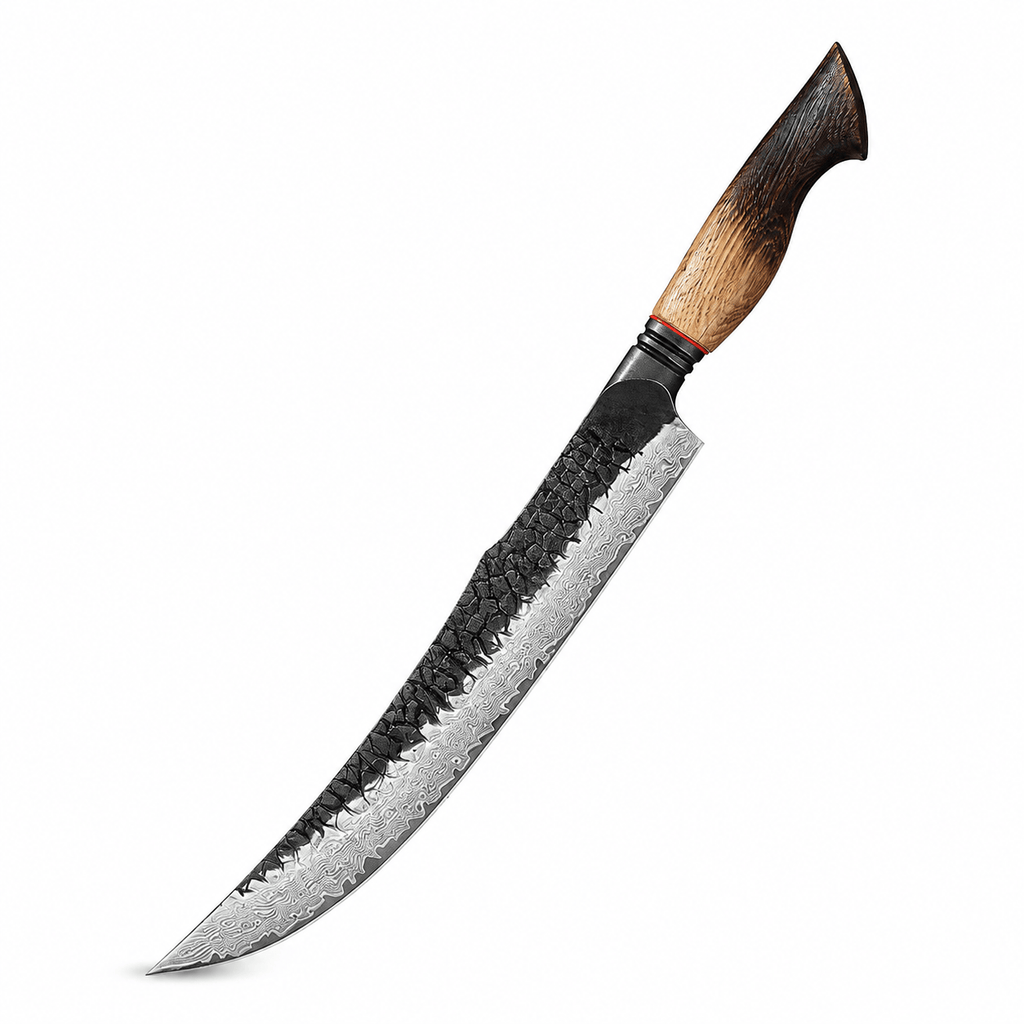 Meito Knives Kogarashi - Carving Knife Damascus 10"
