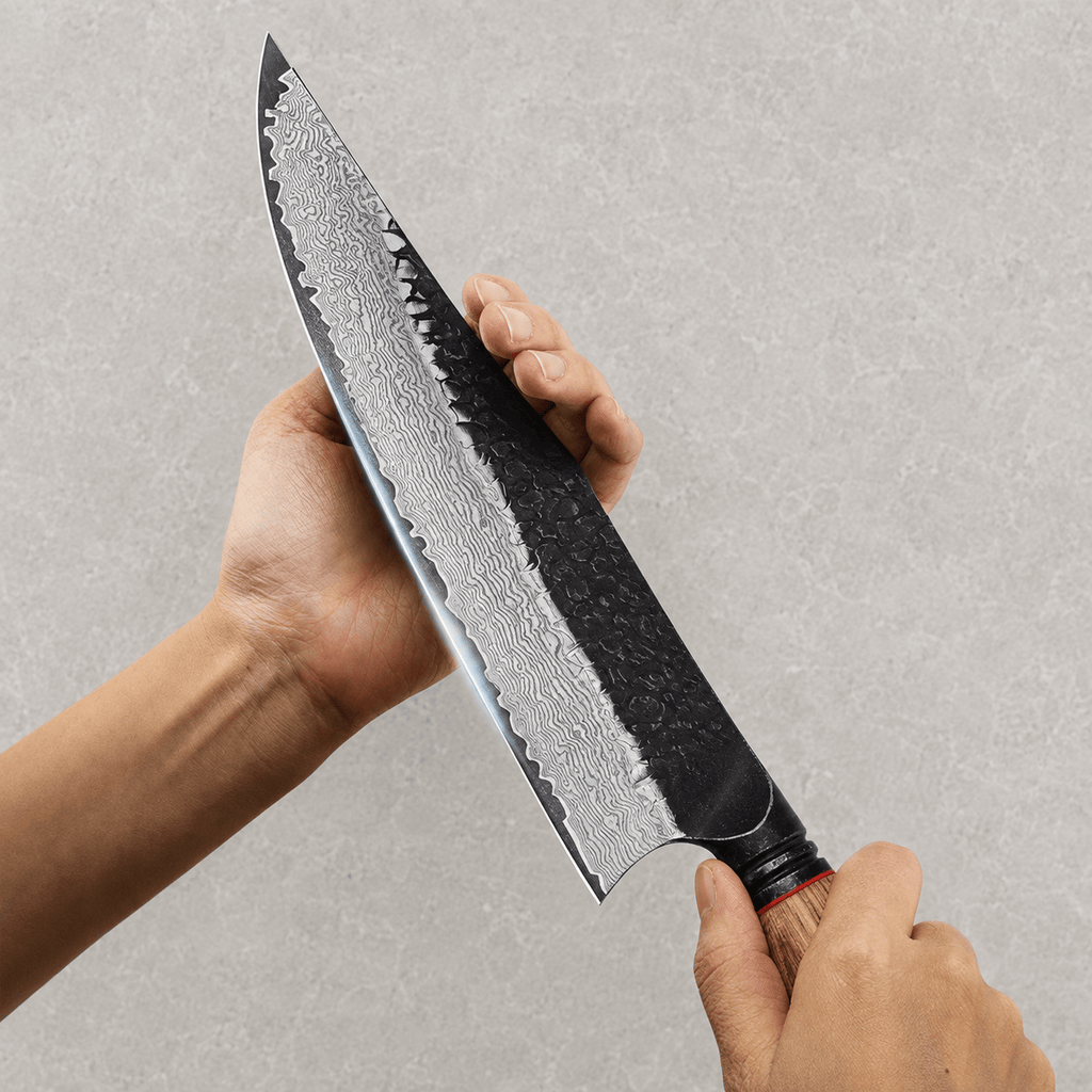 Meito Knives Kogarashi - Chef Knife Damascus 10"