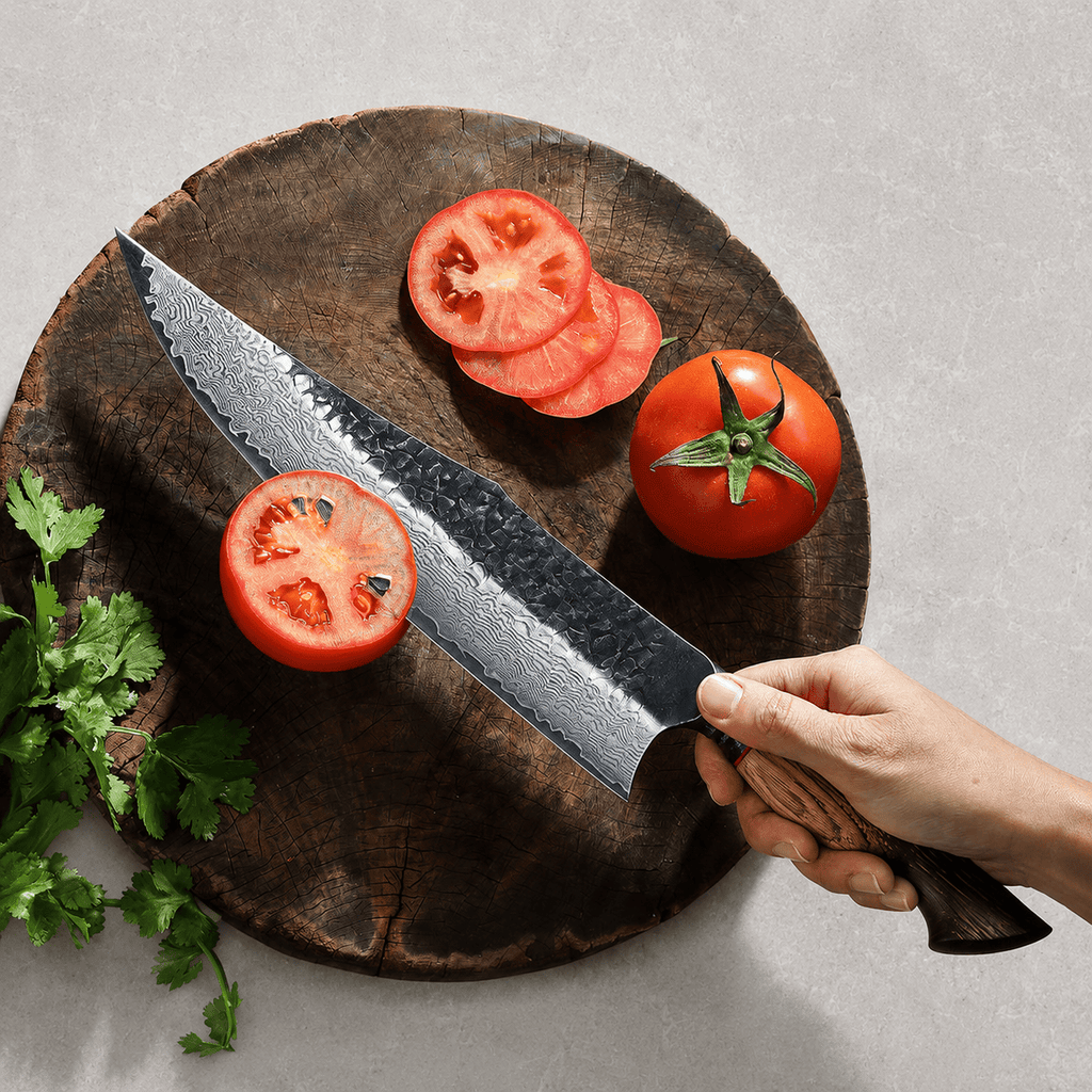 Meito Knives Kogarashi - Chef Knife Damascus 10"