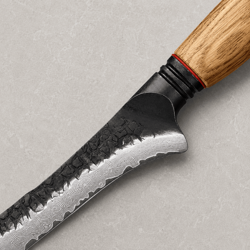 Meito Knives Kogarashi - Filleting Knife Damascus 7.5"