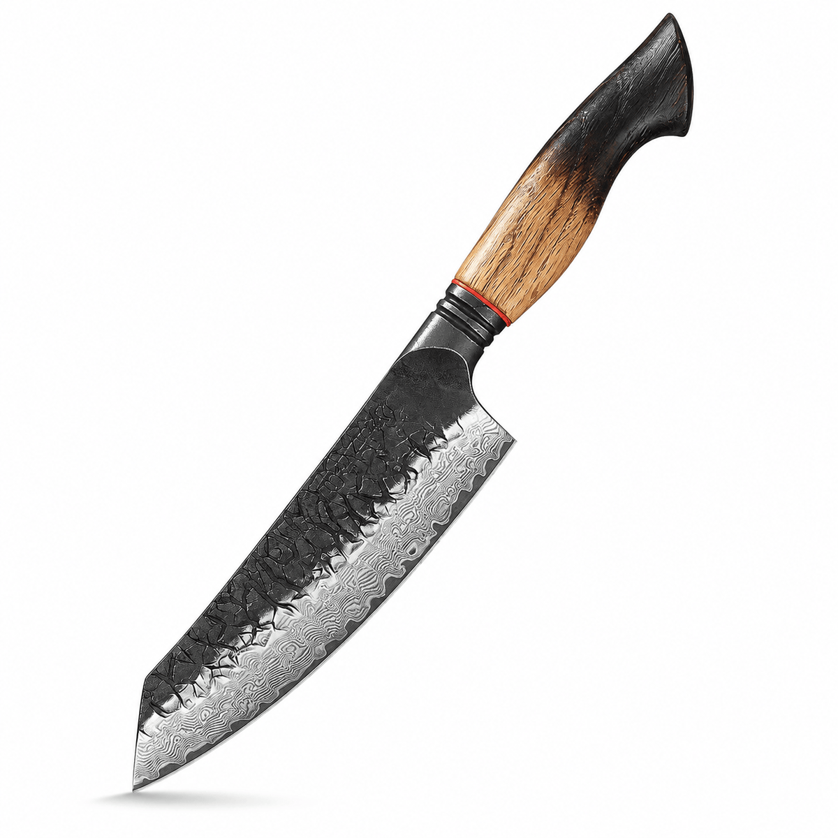 Meito Knives Kogarashi - Santoku Knife Damascus 5.7"