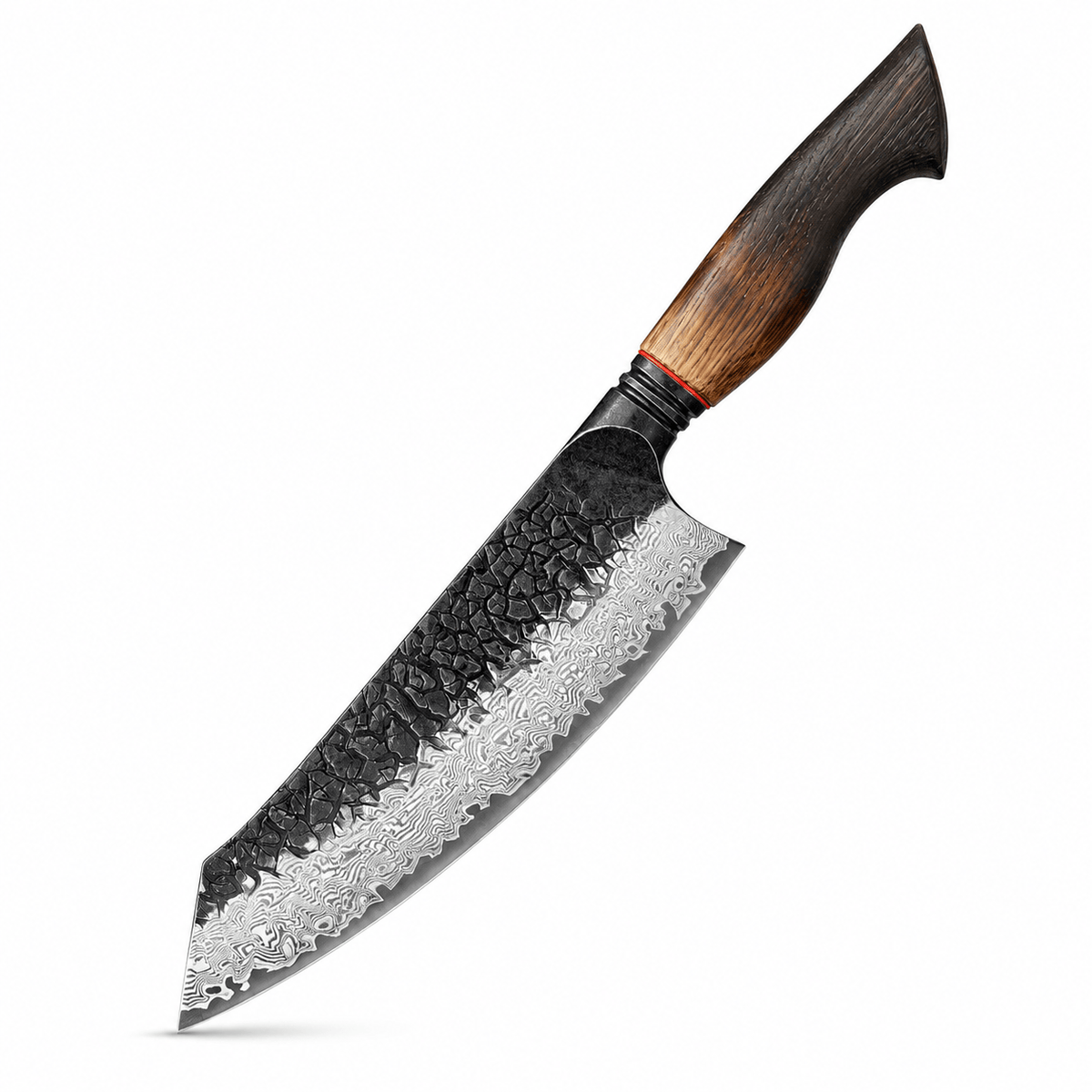 Meito Knives Kogarashi - Santoku Knife Damascus 7.5"