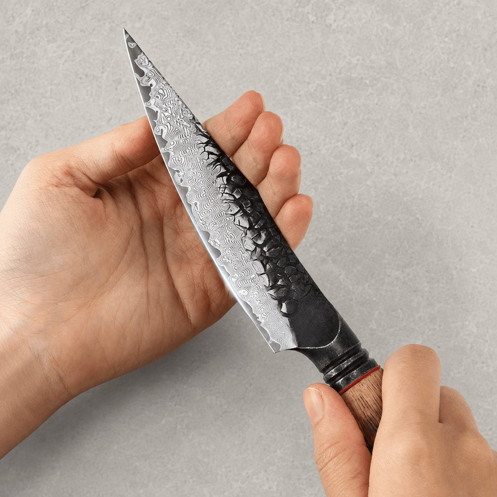 Meito Knives Kogarashi - Utility Knife Damascus 5.5"