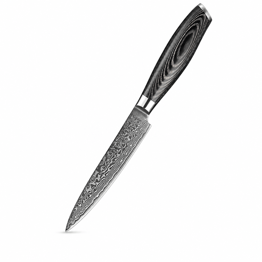 Meito Knives Nenrin - Utility Knife 67-Layer Damascus 5"