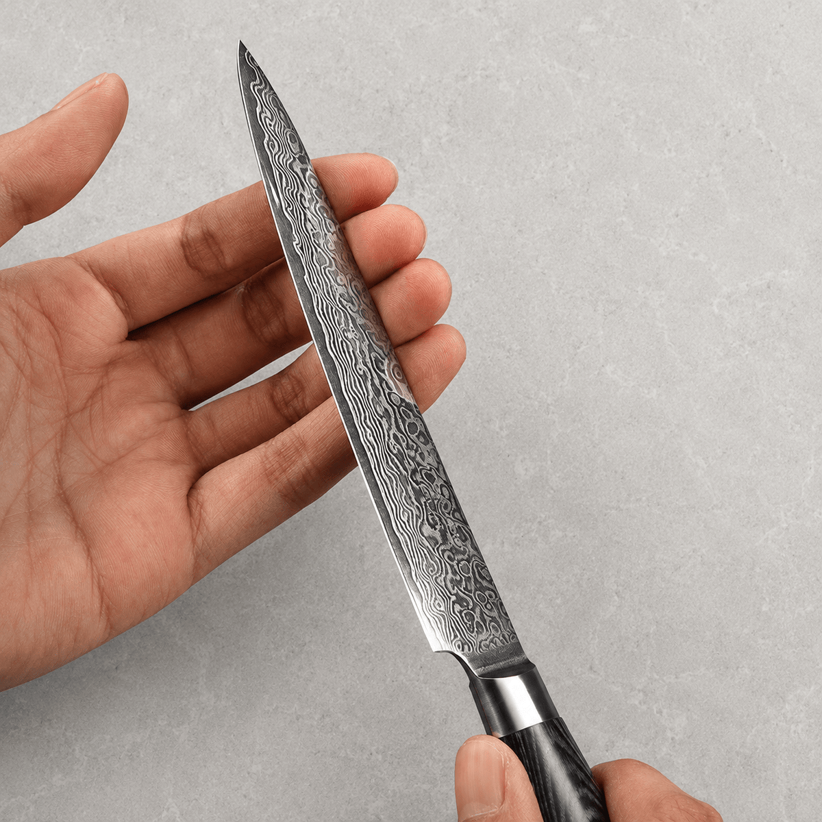 Meito Knives Nenrin - Utility Knife 67-Layer Damascus 5"