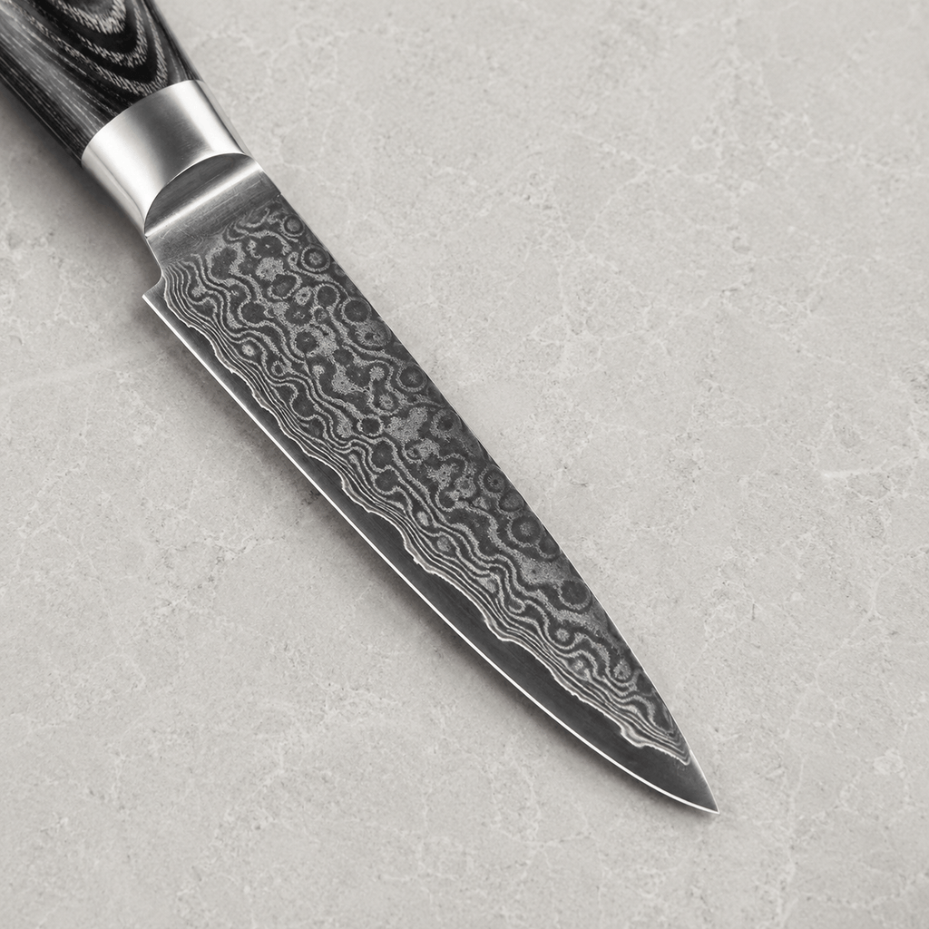 Meito Knives Nenrin - Utility Knife 67-Layer Damascus 5"