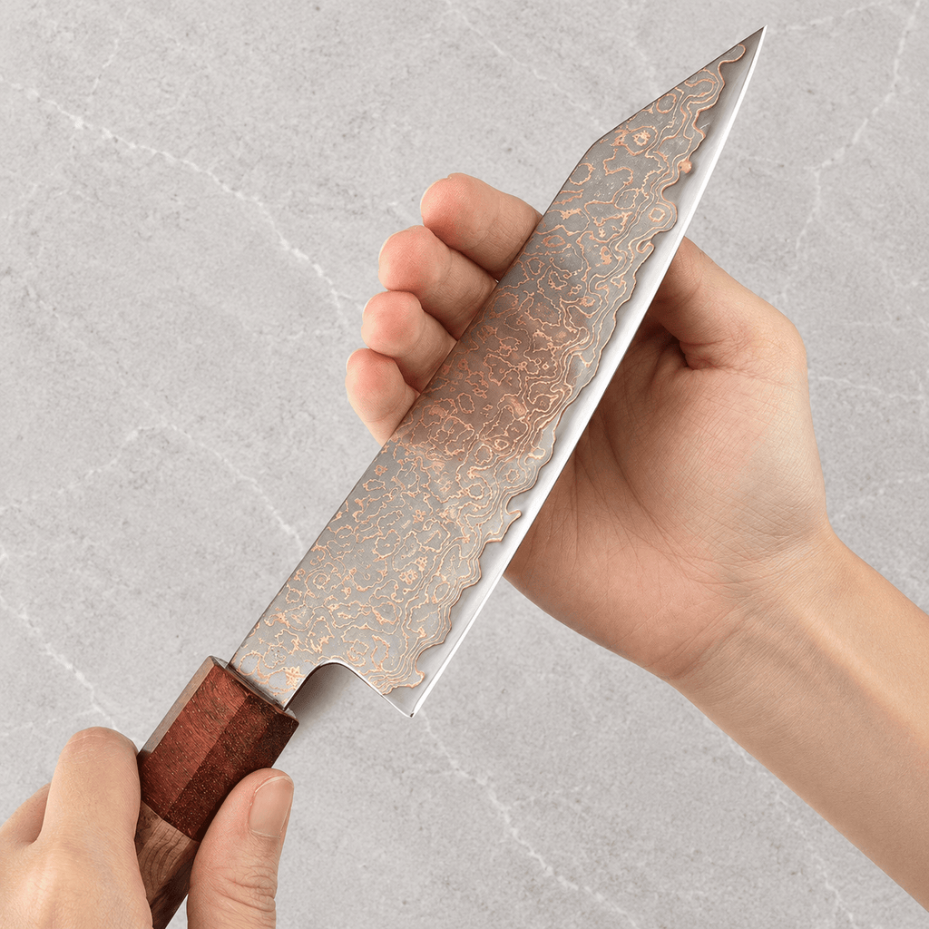 Meito Knives Ryūsui - Bunka Knife Damascus 6.5"
