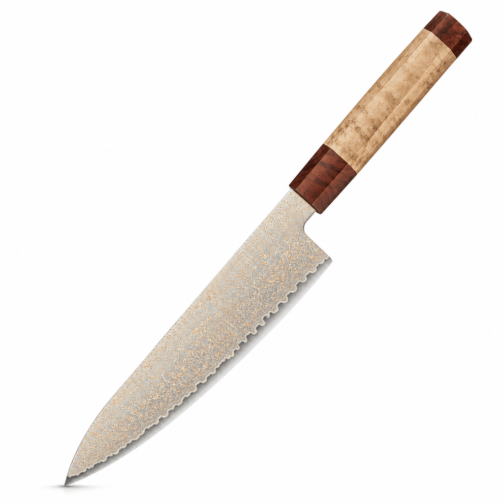 Meito Knives Ryūsui - Chef Knife Damascus 8.3"