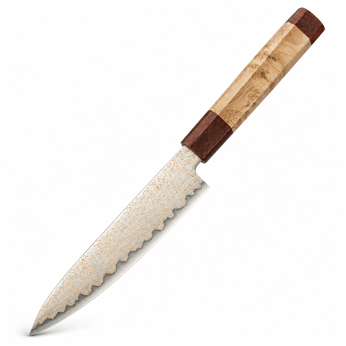 Meito Knives Ryūsui - Utility Knife Damascus 5.5"