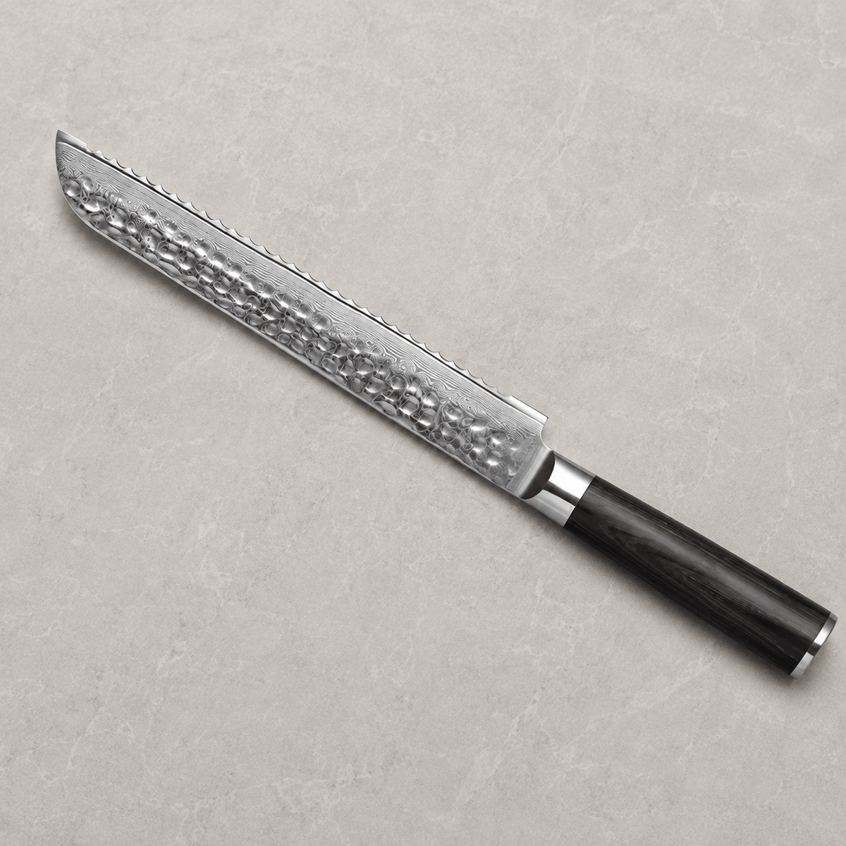 Meito Knives Tsukikage - Bread Knife Damascus 8"