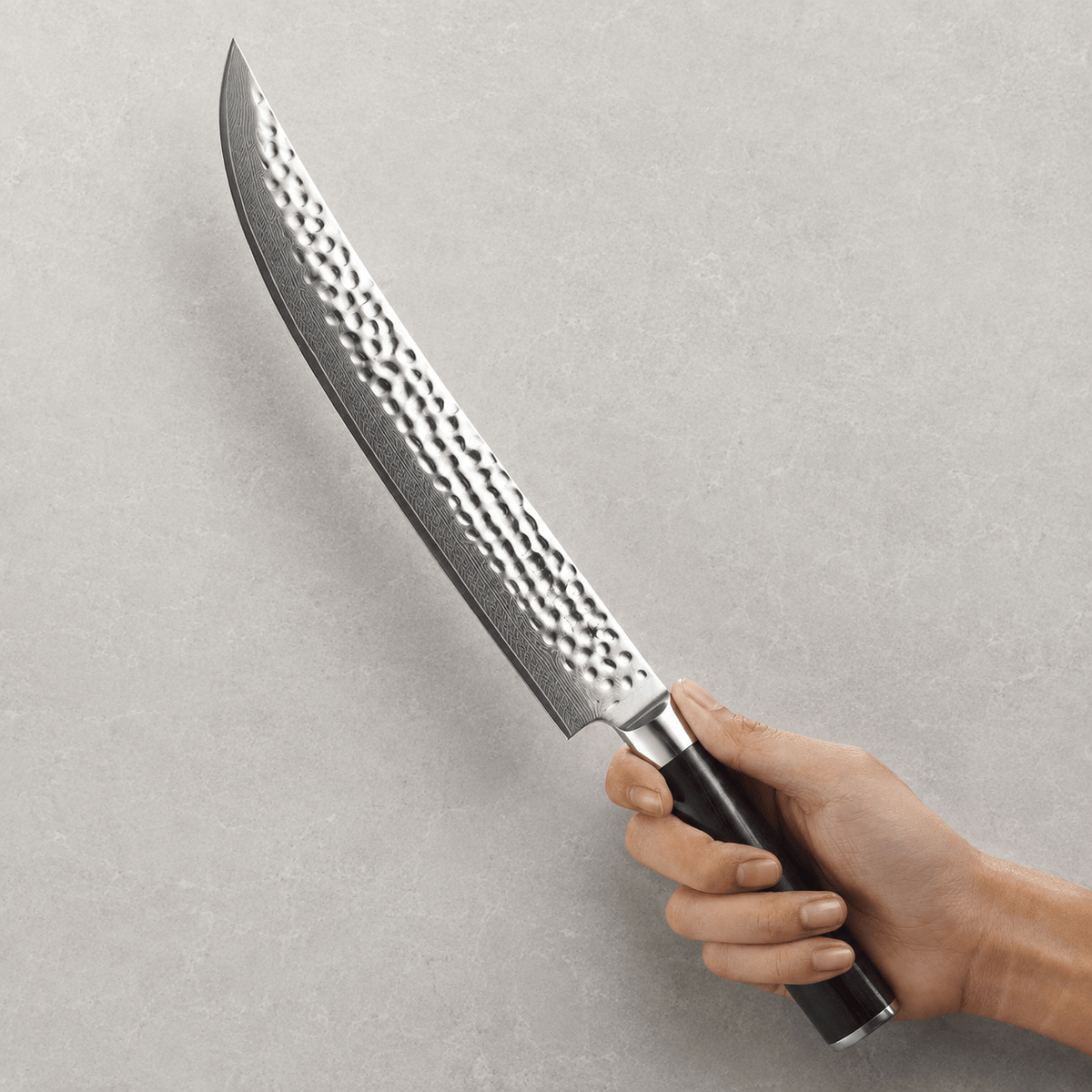 Meito Knives Tsukikage - Carving Knife Damascus 10"