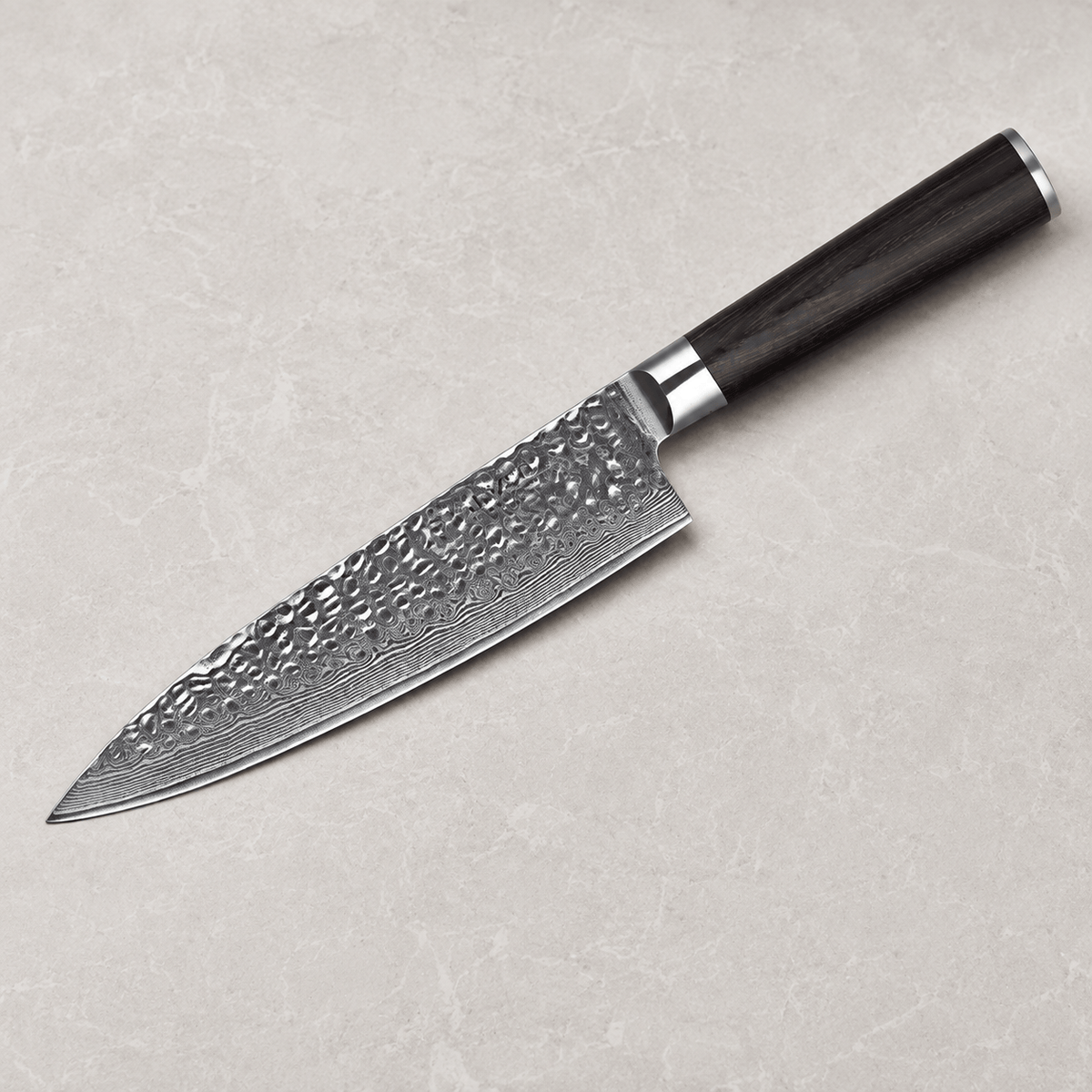 Meito Knives Tsukikage - Chef Knife Damascus 8" (Refaire photo)