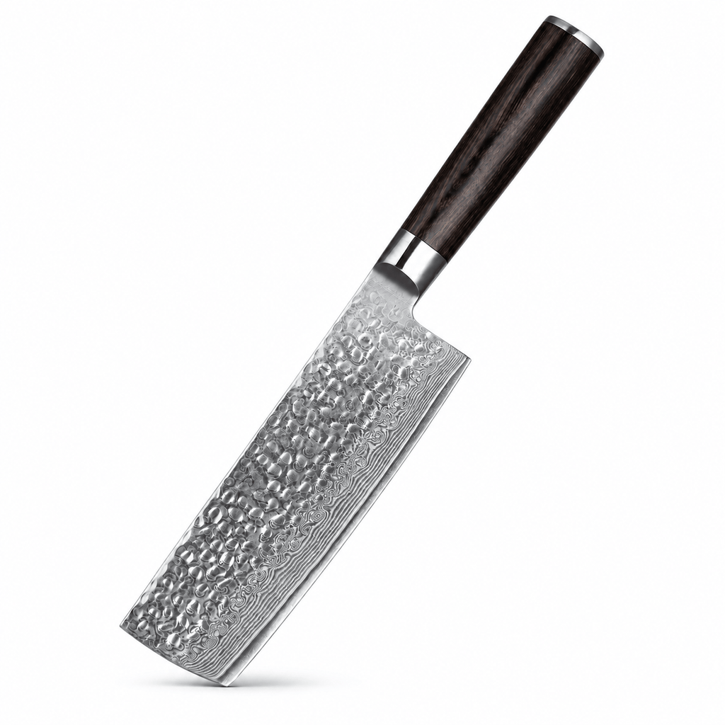 Meito Knives Tsukikage - Nakiri Knife Damascus 6.8"