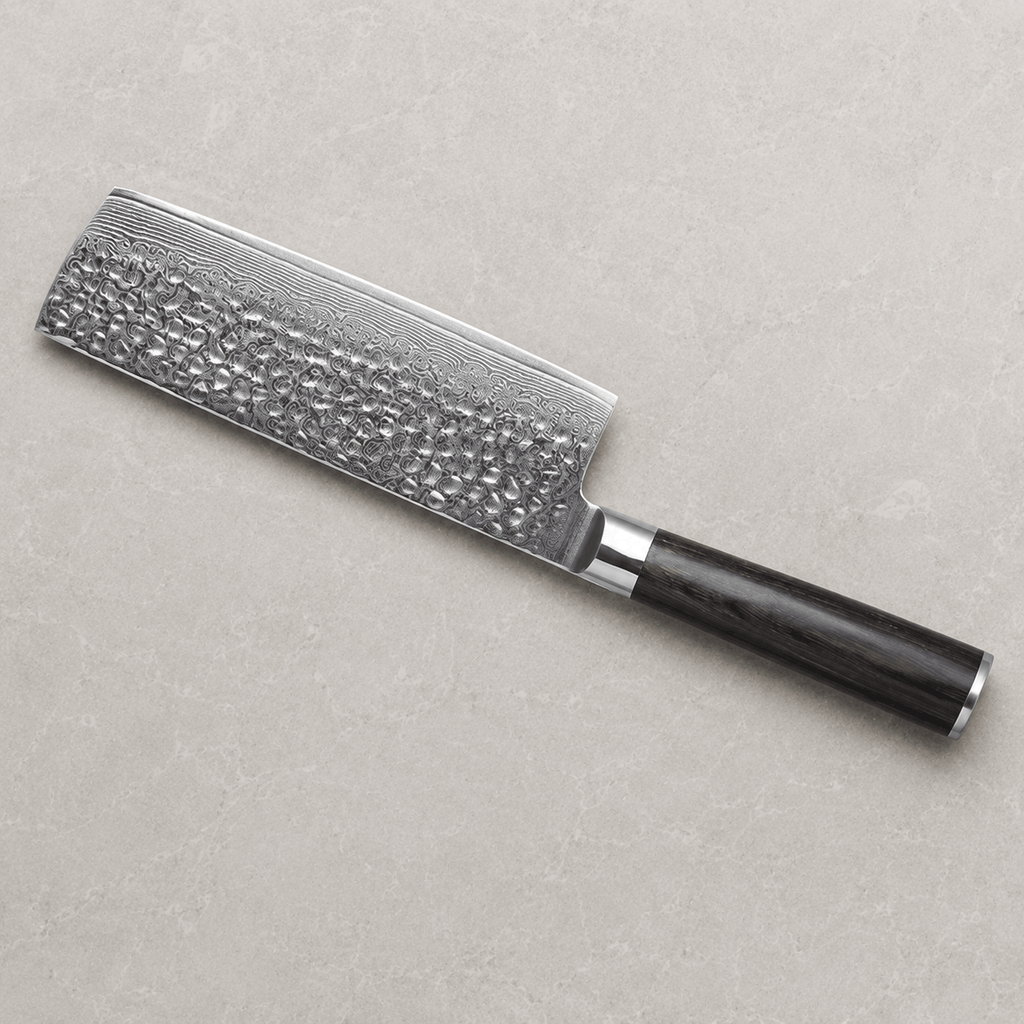 Meito Knives Tsukikage - Nakiri Knife Damascus 6.8"