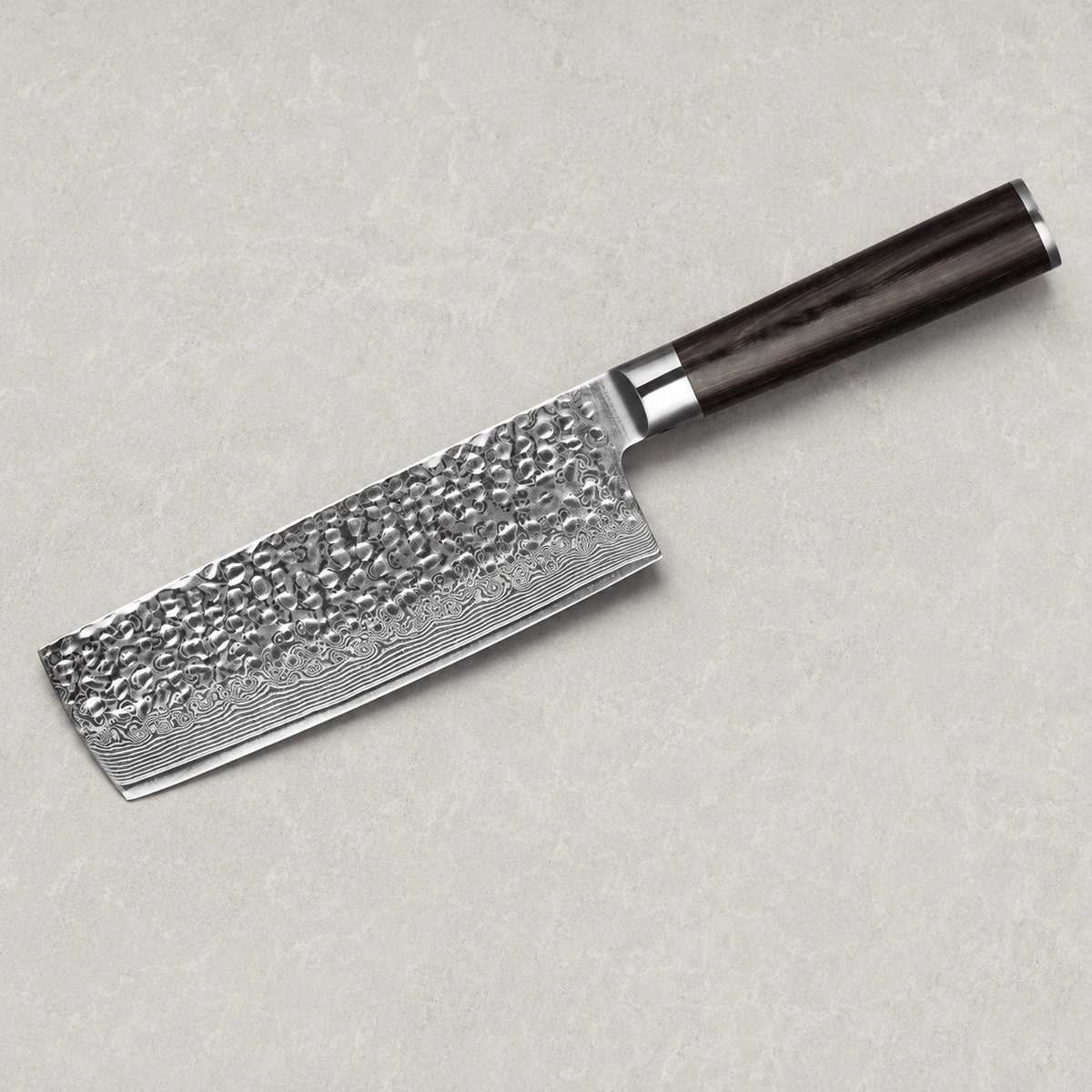 Meito Knives Tsukikage - Nakiri Knife Damascus 6.8"