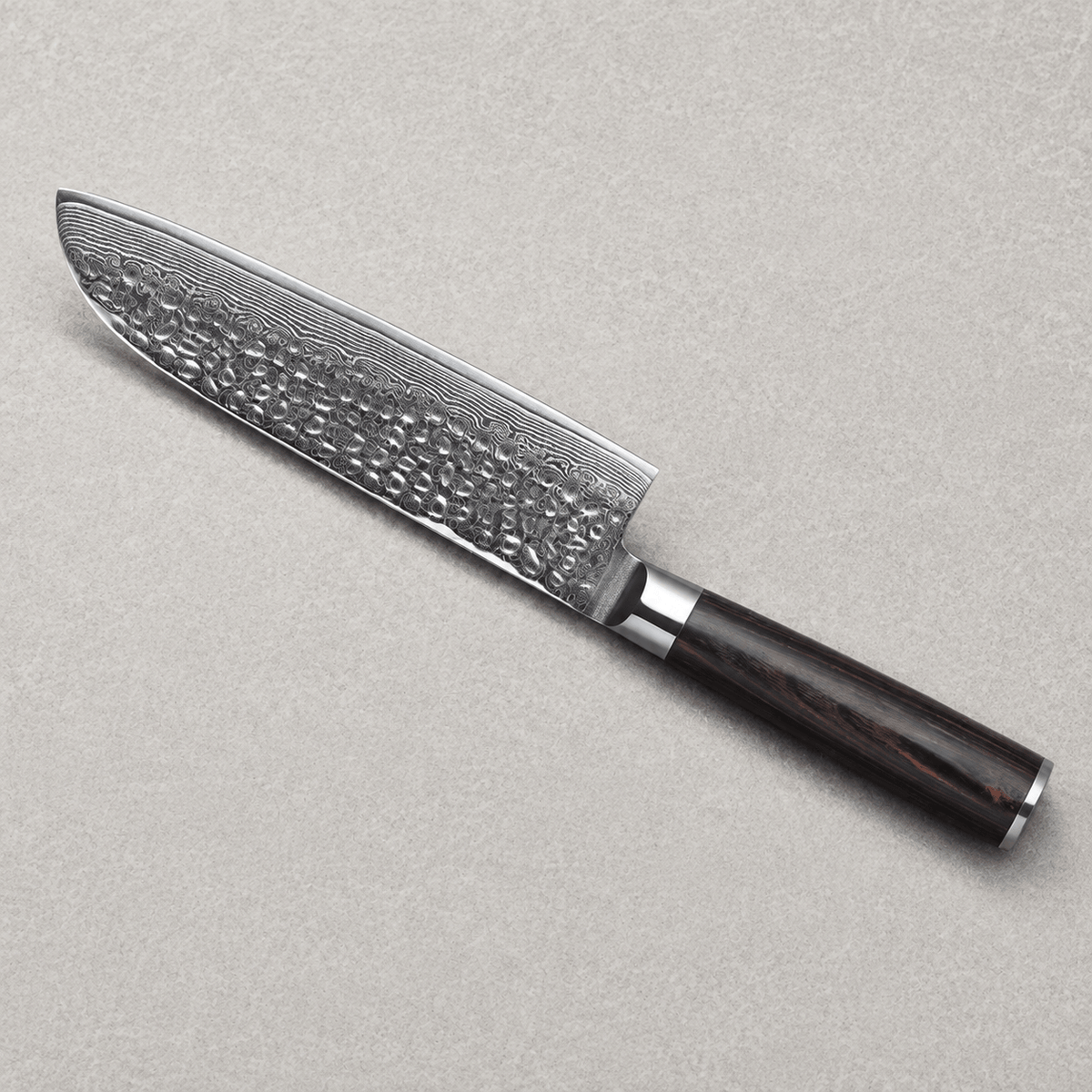 Meito Knives Tsukikage - Santoku Knife Damascus 7"