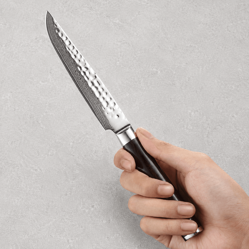 Meito Knives Tsukikage - Steak Knife Damascus 5"